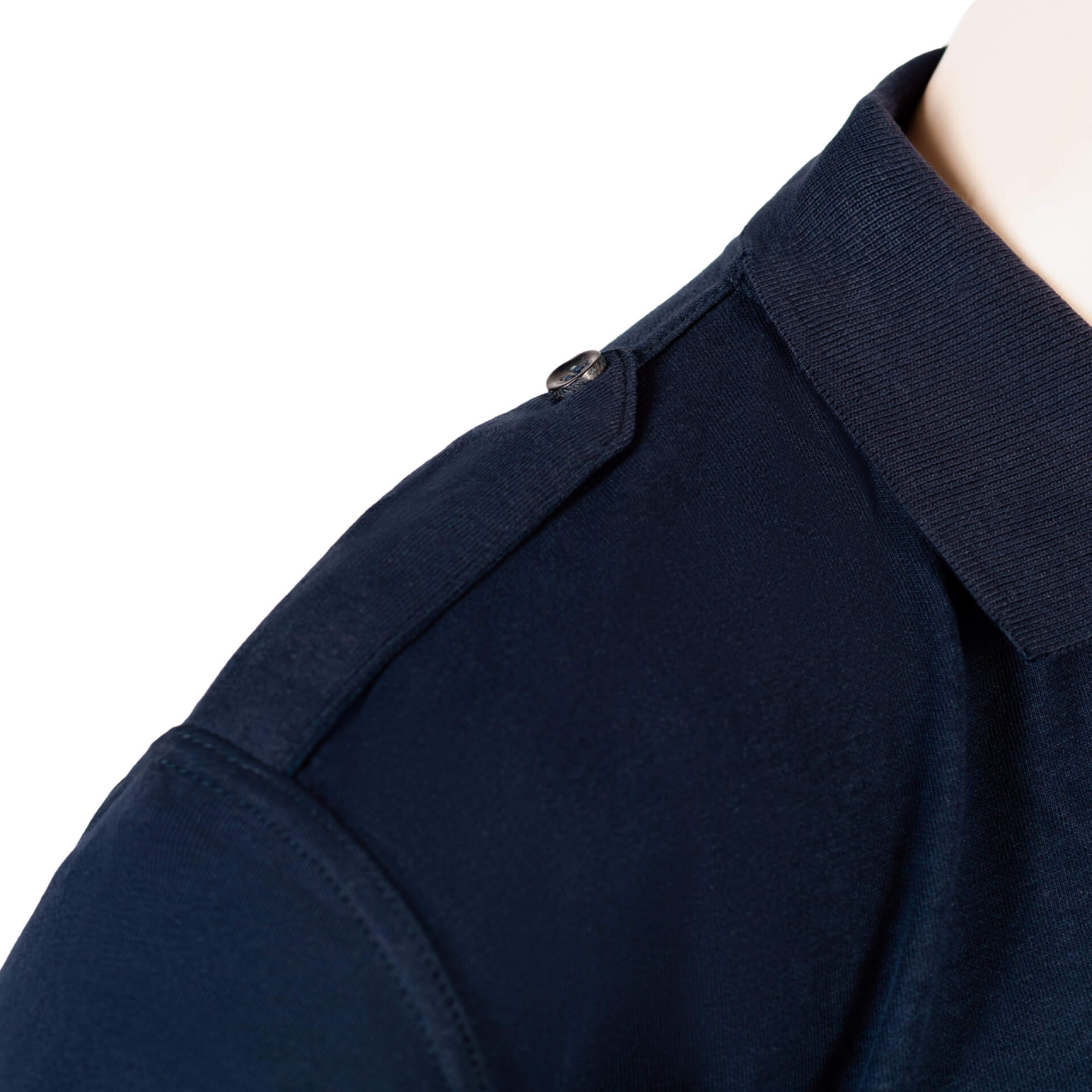 Koszulka Polo Policja Męska z Pagonami Bawełna Granatowa Służbowa - Image 7