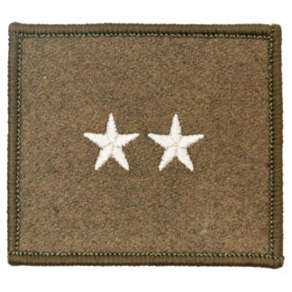 Dystynkcja na kurtkę wyjściową i wiatrówkę - rzep khaki Wojska Lądowe Starszy Chorąży