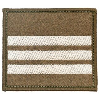 Dystynkcja na kurtkę wyjściową i wiatrówkę - rzep khaki Wojska Lądowe Starszy Kapral